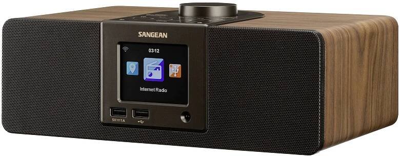 Sangean WFR-32 A500479 internetové stolní rádio, internetové, Bluetooth, AUX, USB, internet, vč. dálkového ovládání, černá