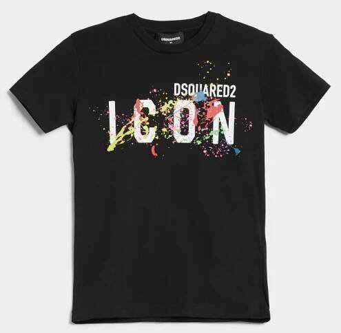 TRIČKO DSQUARED2 COOL FIT-ICON T-SHIRT BLACK