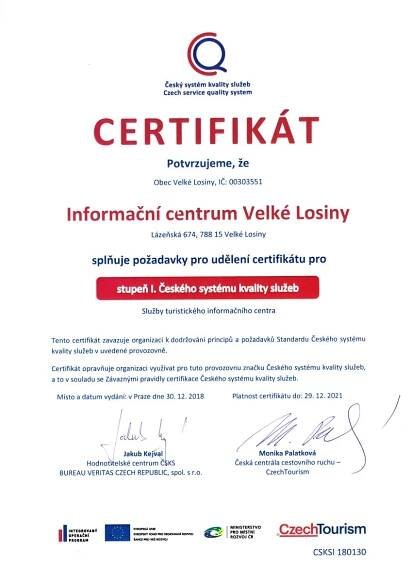 Informační centrum Velké Losiny 
