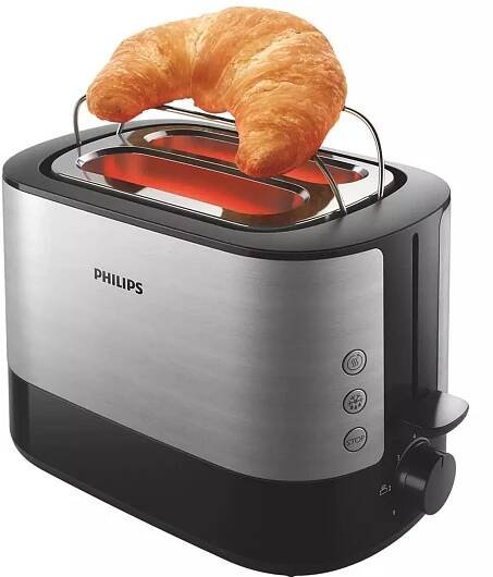 Philips toustovač / topinkovač HD2639/90 - černá / stříbrná Značka Philips