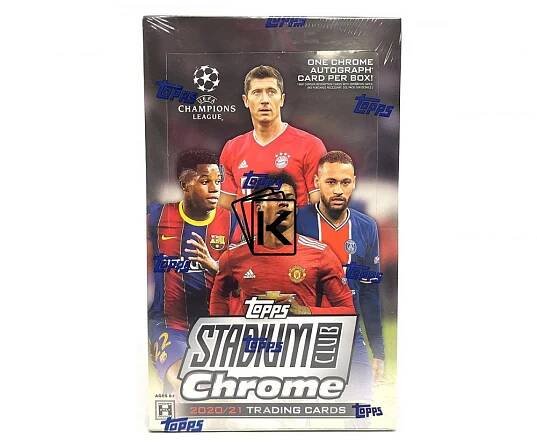 2020-21 Topps UEFA Stadium Club Chrome Hobby Box