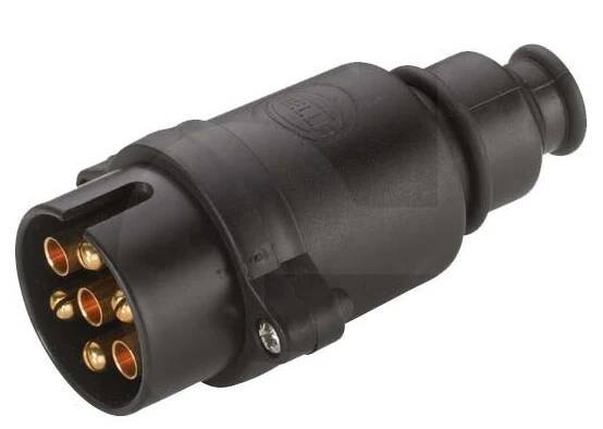 Konektor 7-pólový 12V Hella z umělé hmoty