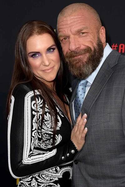 Stephanie McMahon and husband Paul 