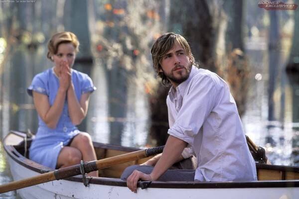 Rachel McAdams and Ryan Gosling in 'The Notebook.'