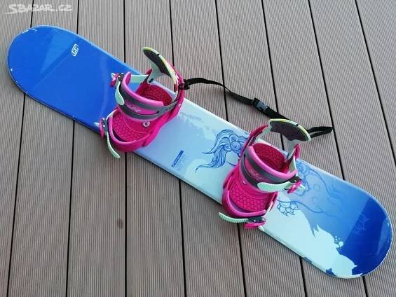 Prodám snowboard Crazy Creek. Velikost 115cm. - Králův Dvůr, Počaply - Bazar