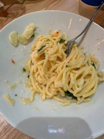 Spaghetti Parmigiano foto 1