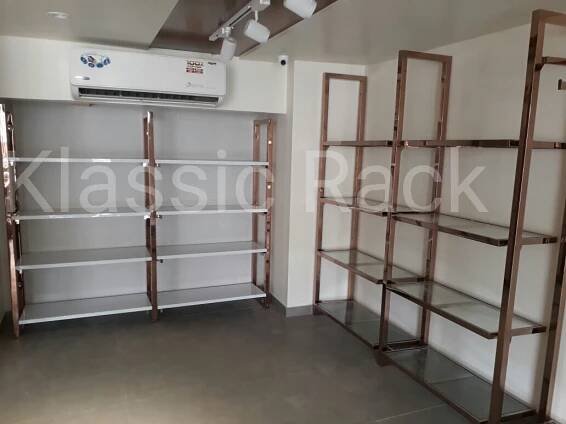 Copper & Black polished garment racks