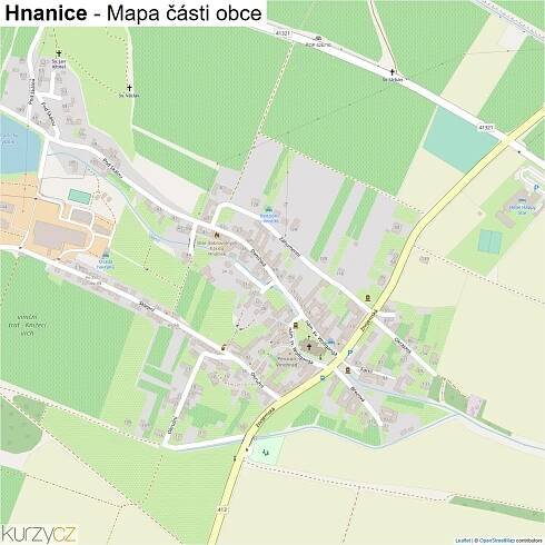 Hnanice - mapy | Kurzy.cz