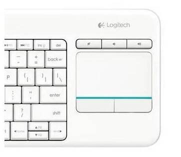 Klávesnice Logitech Wireless Keyboard K400 Plus, CZ bílá