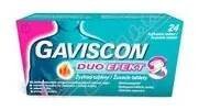 Lék proti pálení žáhy RECKITT Gaviscon Duo Efekt 250mg-106.5mg-187.5mg 24 tablet