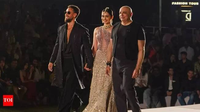 Tiger Shroff and Manushi Chhillar stun at Tarun Tahiliani's couture masterclass