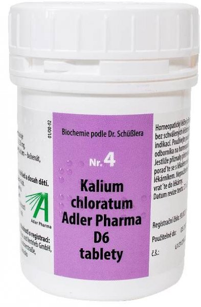 Adler Pharma Nr.4 Kalium chloratum D6 400 tablet