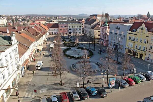 Masarykovo náměstí v Benešově.