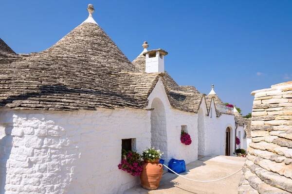 Architektura města Alberobello — Stock obrázek
