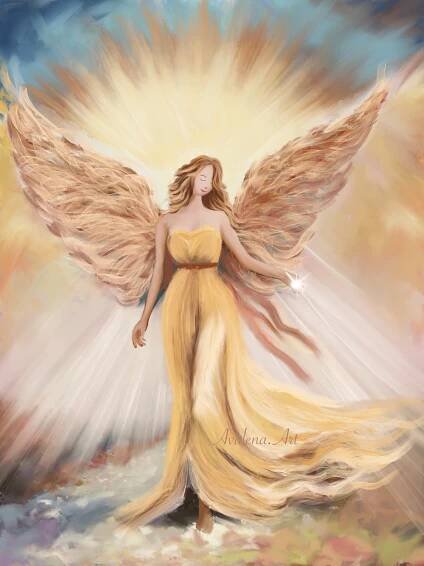 117 - Anděl světla naděje :: www.andelske-malovani.cz