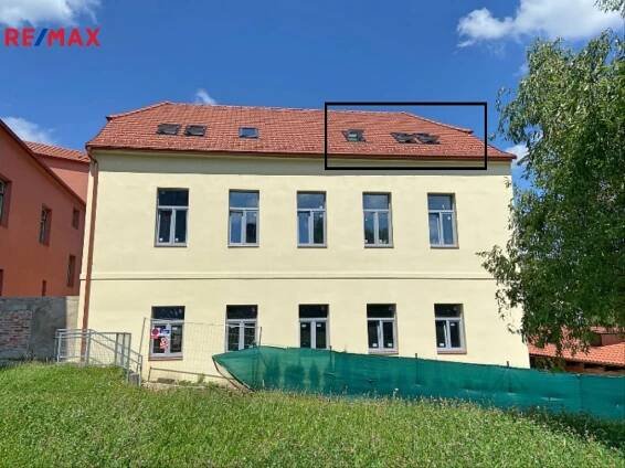 vyznačení bytu - Pronájem bytu 2+kk v družstevním vlastnictví 59 m², Prachatice