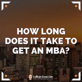 How long does it take to get an MBA?