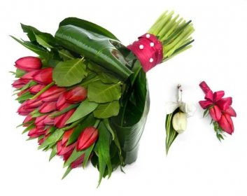 Svatební kytice tulipány