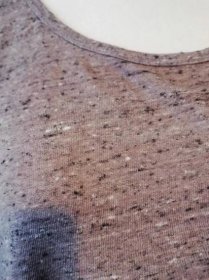 GINA BENOTTI-Nové dámské úpletové,hnědé, netopýří tričko s melírem,L - Dámské oblečení