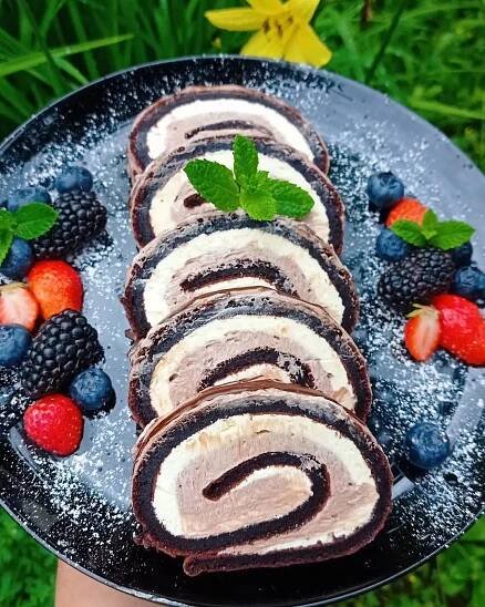 Brutálna zamatová roláda – Recept