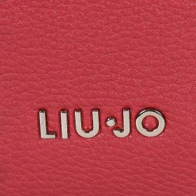 Liu Jo - Signature Eco Leather Chain Handle Bag Grey/Red