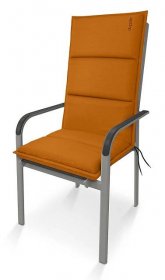 Oranžový polstr a sedák na zahradní křeslo a židli | Doppler City 4411 vysoký bez zipu 
