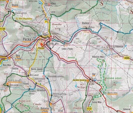Podkrkonoší 1:50t turistická mapa (26) SC | International Travel Maps CZ