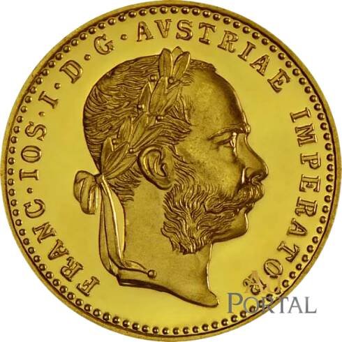 Zlatá mince 1 Dukát Františka Josefa I. 1915 (novoražba)