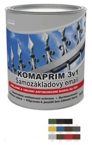 Akzo Nobel Hammerite Komaprim 3v1 samozákladový email středně hnědý 0240 4L
