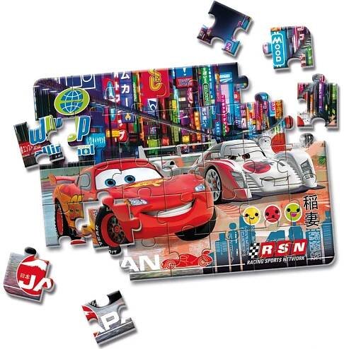 Clementoni Cars Puzzle Supercolor Auta 2 x 20 dílků