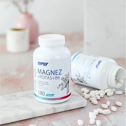 Hořčík + draslík + vitamín B6 180 tablet - SFD NUTRITION • 149 Kč • NEJLEVNĚJŠÍ • Allnutrition.cz 