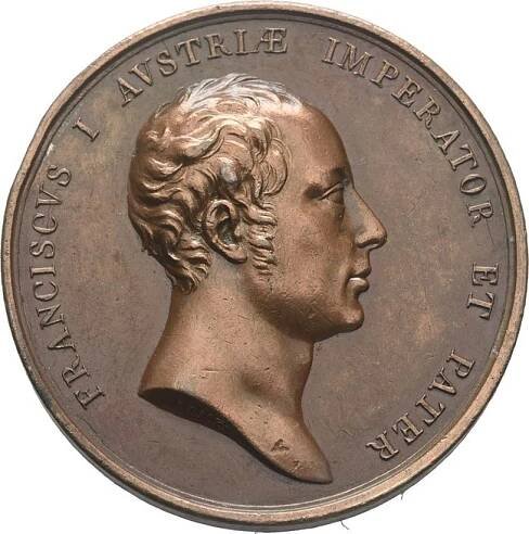 1815 - Medaile - František I. - V upomínku pobytu v Mnichově.