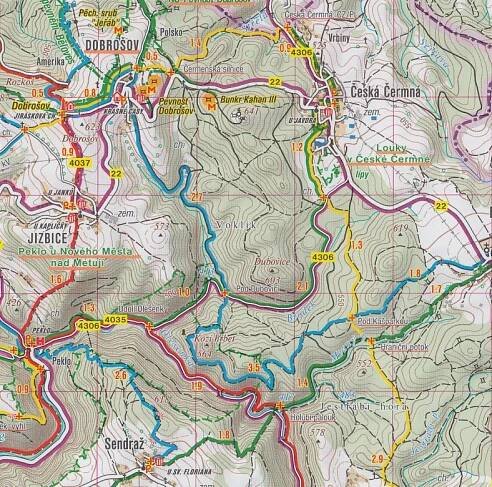 Orlické hory 1:50t turistická mapa (28) SC | International Travel Maps CZ