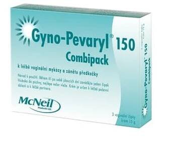 GYNO-PEVARYL COMBIPACK 150MG+10MG/G Krém + vaginální kulička 3+15G