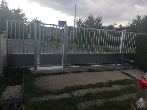Montáž elektrických vjezdových a vstupních vrat (brány) (Sázava, okr. Kutná Hora) • Vrata a brány • NejŘemeslníci.cz