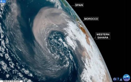 The satellite presentation of the historical #Calima sand storm over the Canary Islands this week » Severe Weather Europe