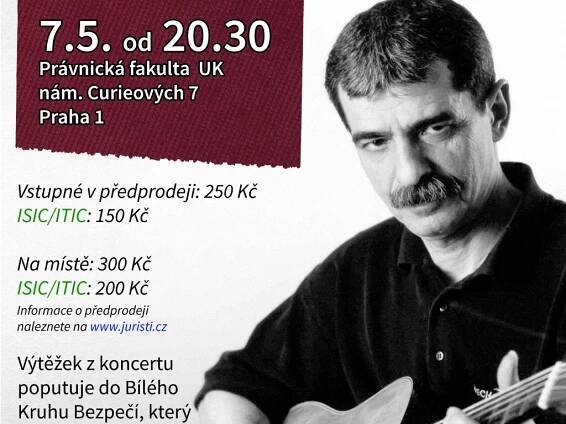 Benefiční koncert Pavla Dobeše na podporu Bílého kruhu bezpečí - již DNES