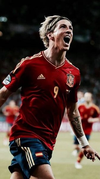 the soccer player is excited about his goal