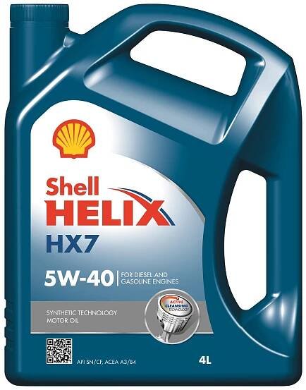 Shell Helix HX7 5W-40 4L