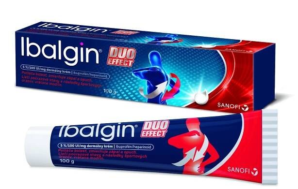 Ibalgin Duo Effect krém 100 g 1×100 g, dermálny krém