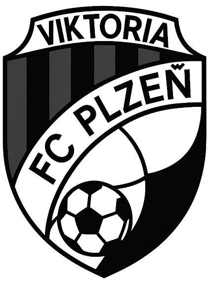černo bílí znak fc viktoria plzeň – VytvořSiPotisk.cz
