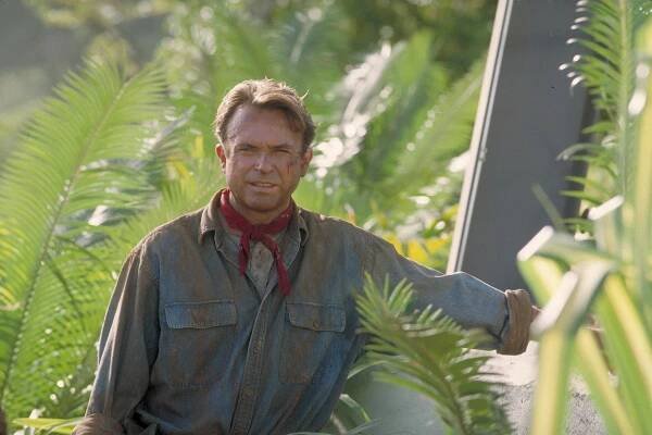Sam Neill in Jurský park (1993)