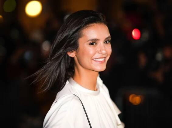 Nina Dobrev Learned How to Use a Curling Iron Live on Instagram — Video