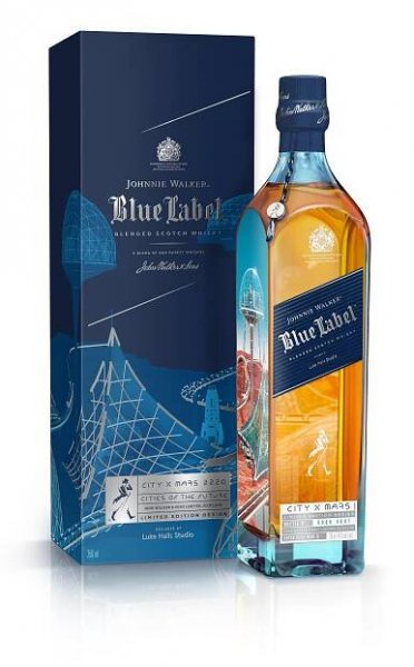 Johnnie Walker Blue Label Cities of The Future - Mars Edition 0,7l 40% GB L.E.