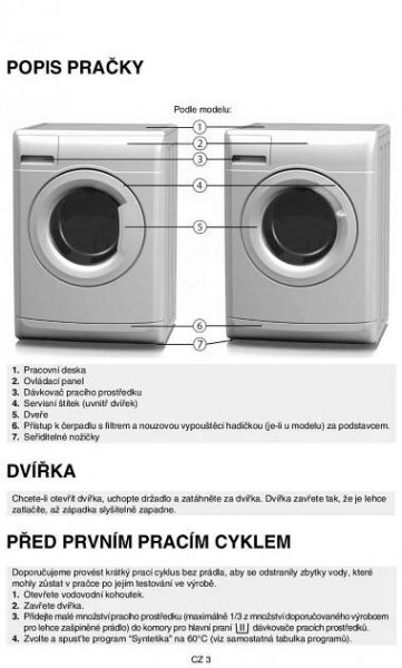 Návod k použití Whirlpool AWIC 8914 - Zbozi.cz