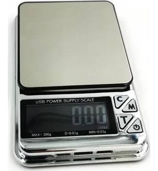 CD-123 Digitální mikrováha do 300g/0,01g s USB napájením