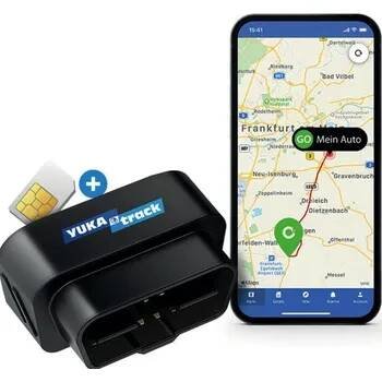 GPS Tracker s rozhraním OBD2 (obsahuje SIM kartu a aplikaci)