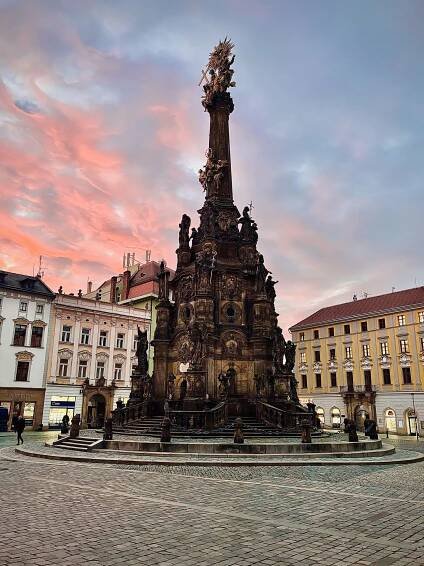 Trojiční sloup zakryje lešení, oprava začne už na jaře | Hanácký Večerník | Zpravodajství z Olomouce a okolí