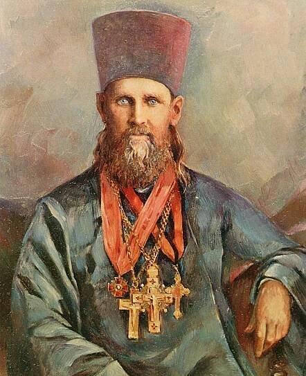 Historický snímek 'Ruský biskup svatý Jan Kronštadtský.' - Bejvávalo.cz