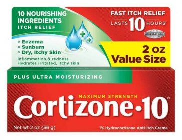 Cortizone 10 Maximum Strength, 1% Hydrocortisone Anti-Itch Creme